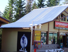 Shop � roof with two inclined planes 