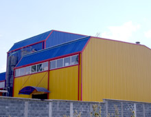 Industrial facility Coating and roof 
